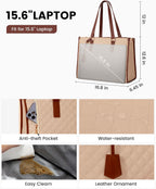 Office Tote Bag _ Beige