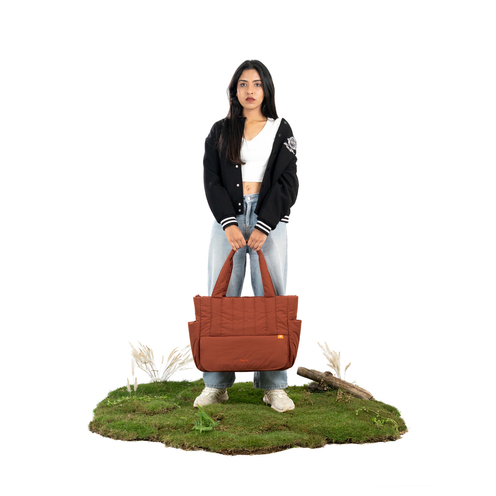 Burnt Clay Lunch Tote Bag