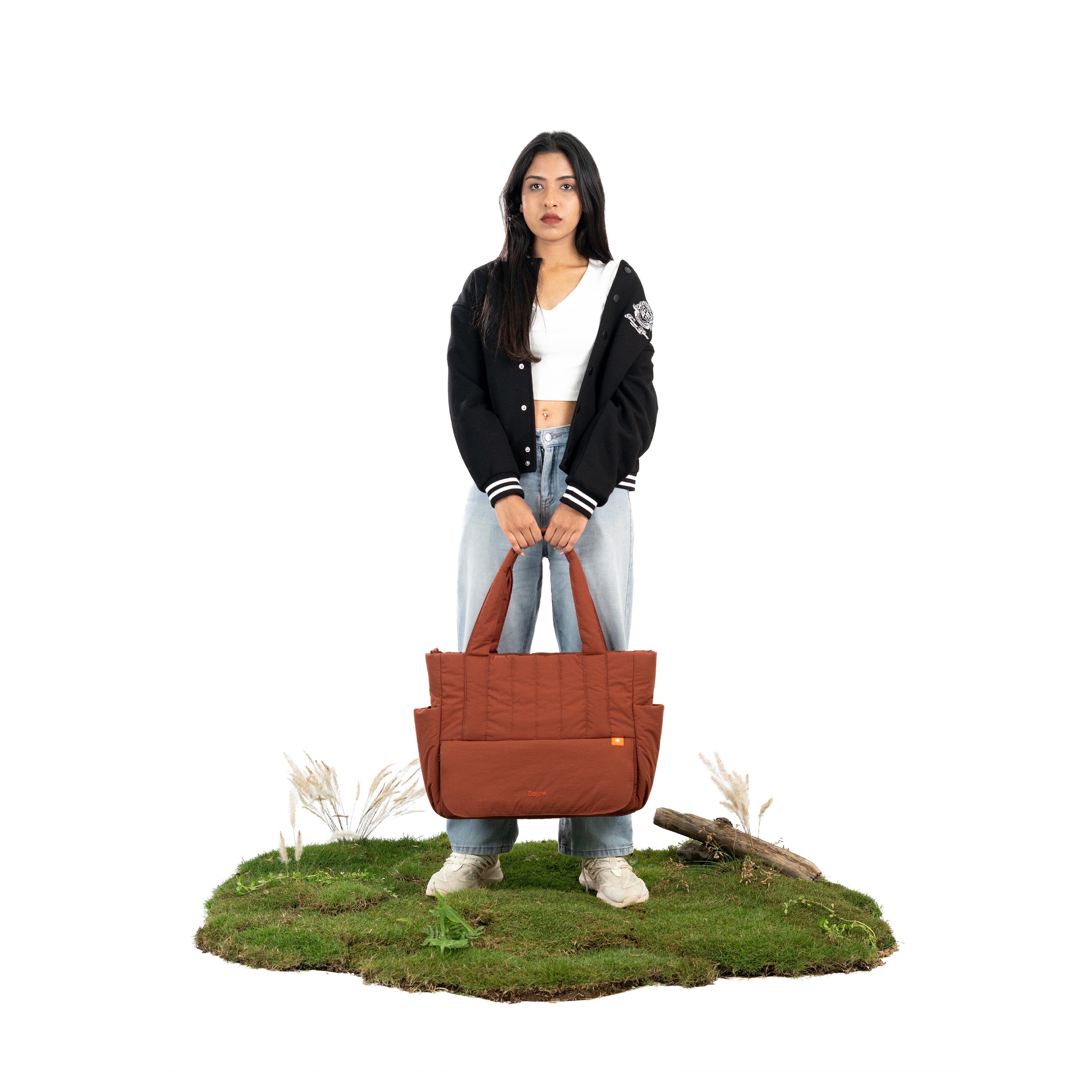 Burnt Clay Lunch Tote Bag