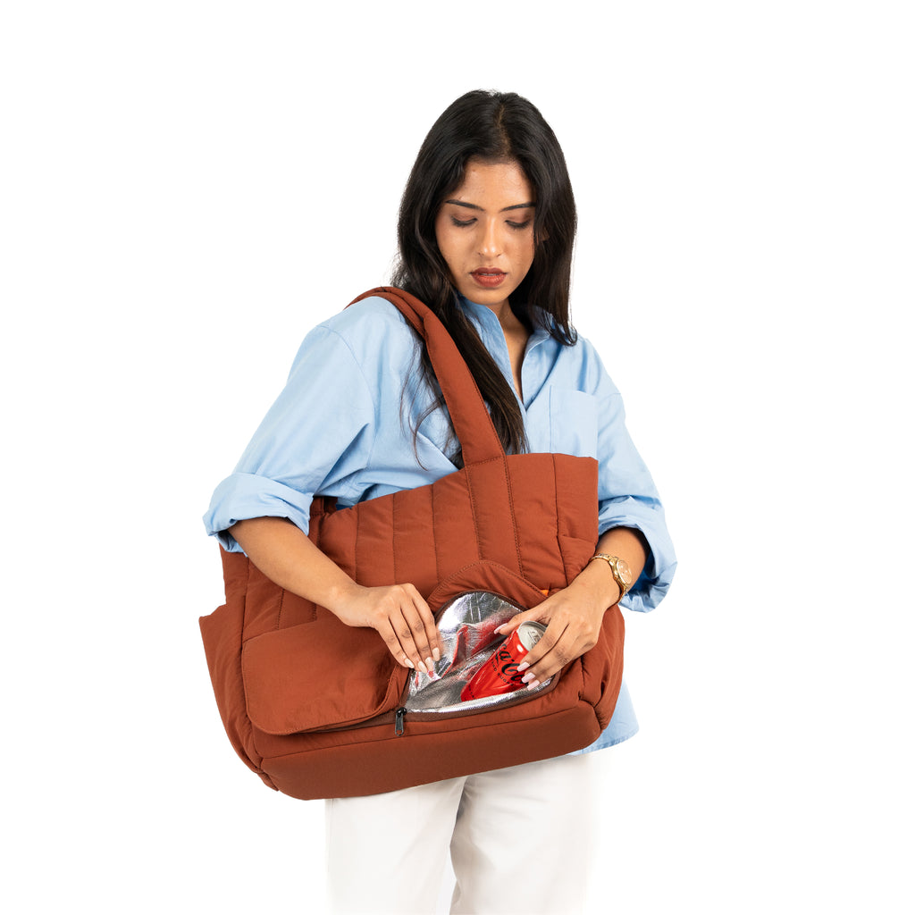 Ivory Dust Lunch Tote Bag