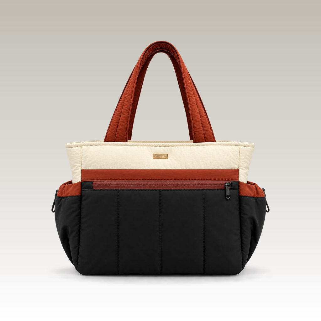 Black & Cream Laptop Bag