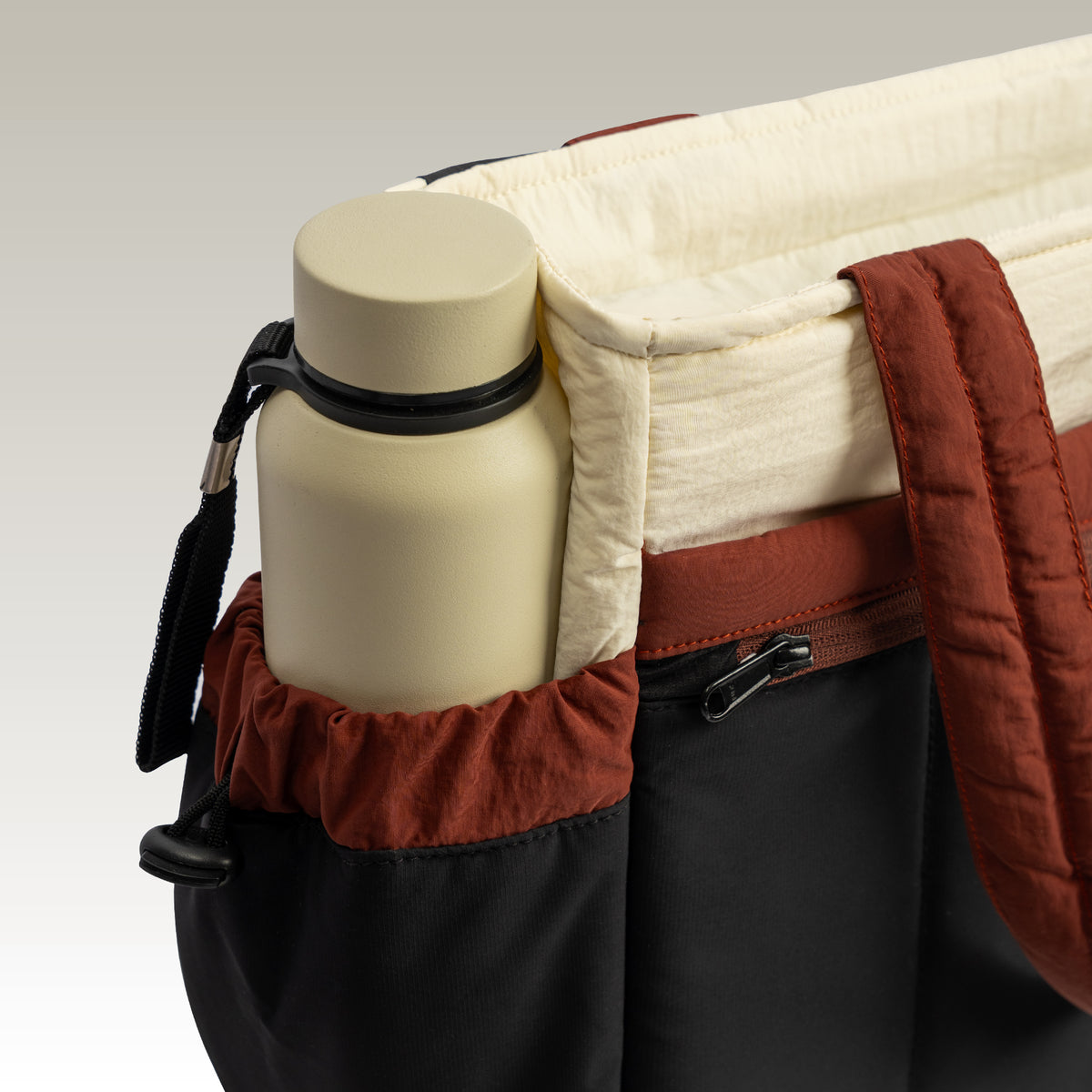 Black & Cream Laptop Bag