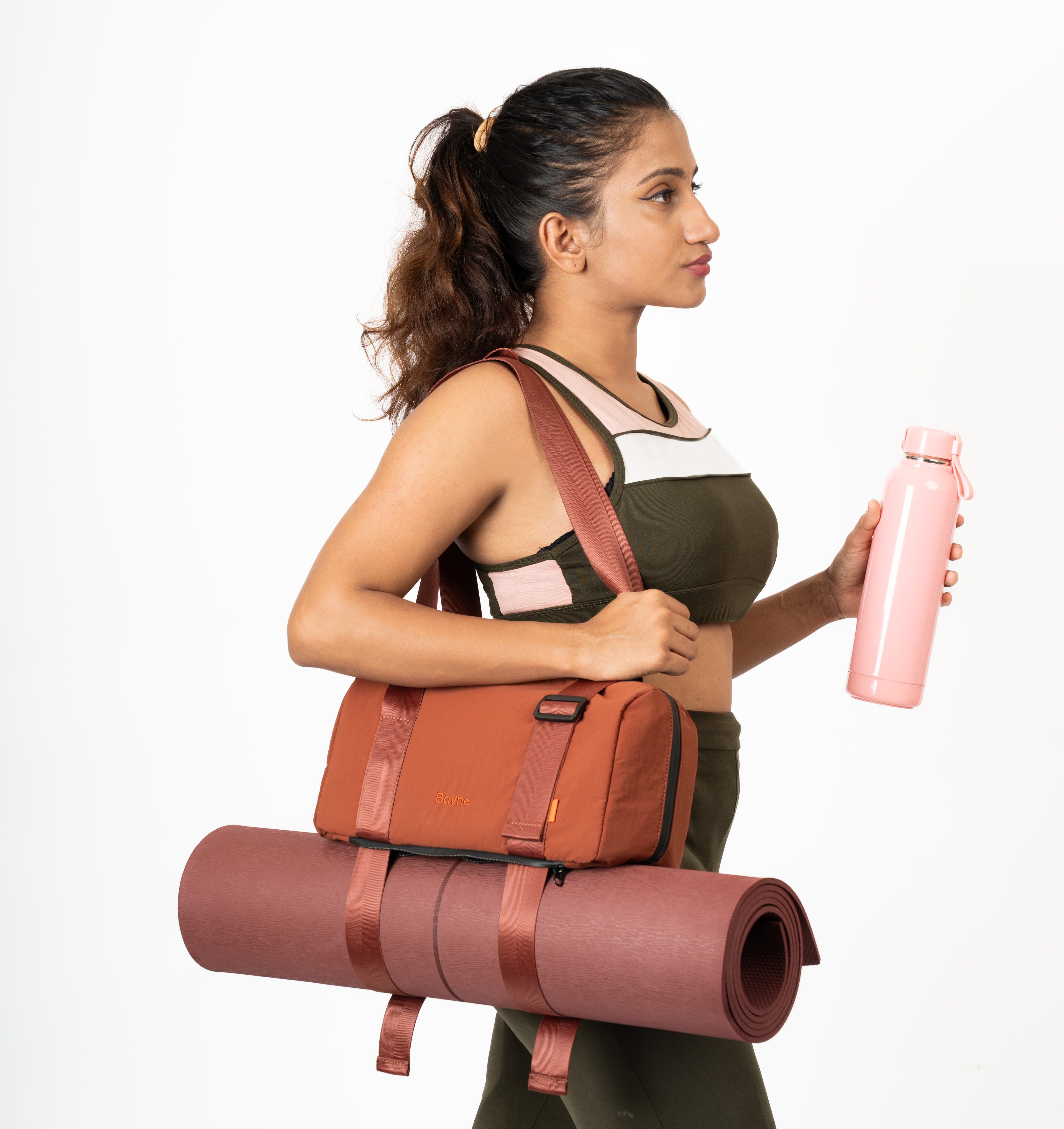 Burnt Clay Mini Gym Bag