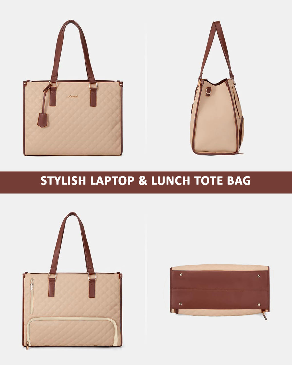 Office Tote Bag _ Beige