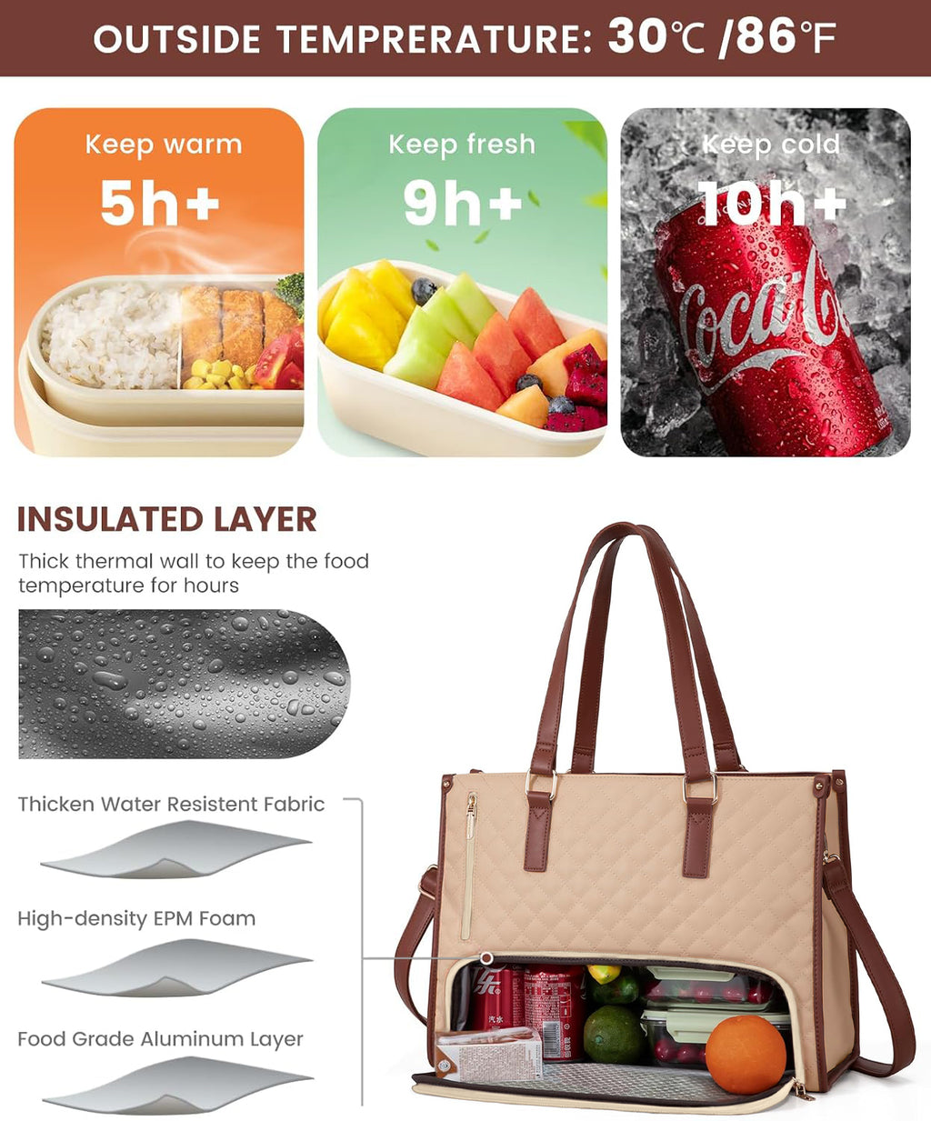 Office Tote Bag _ Beige